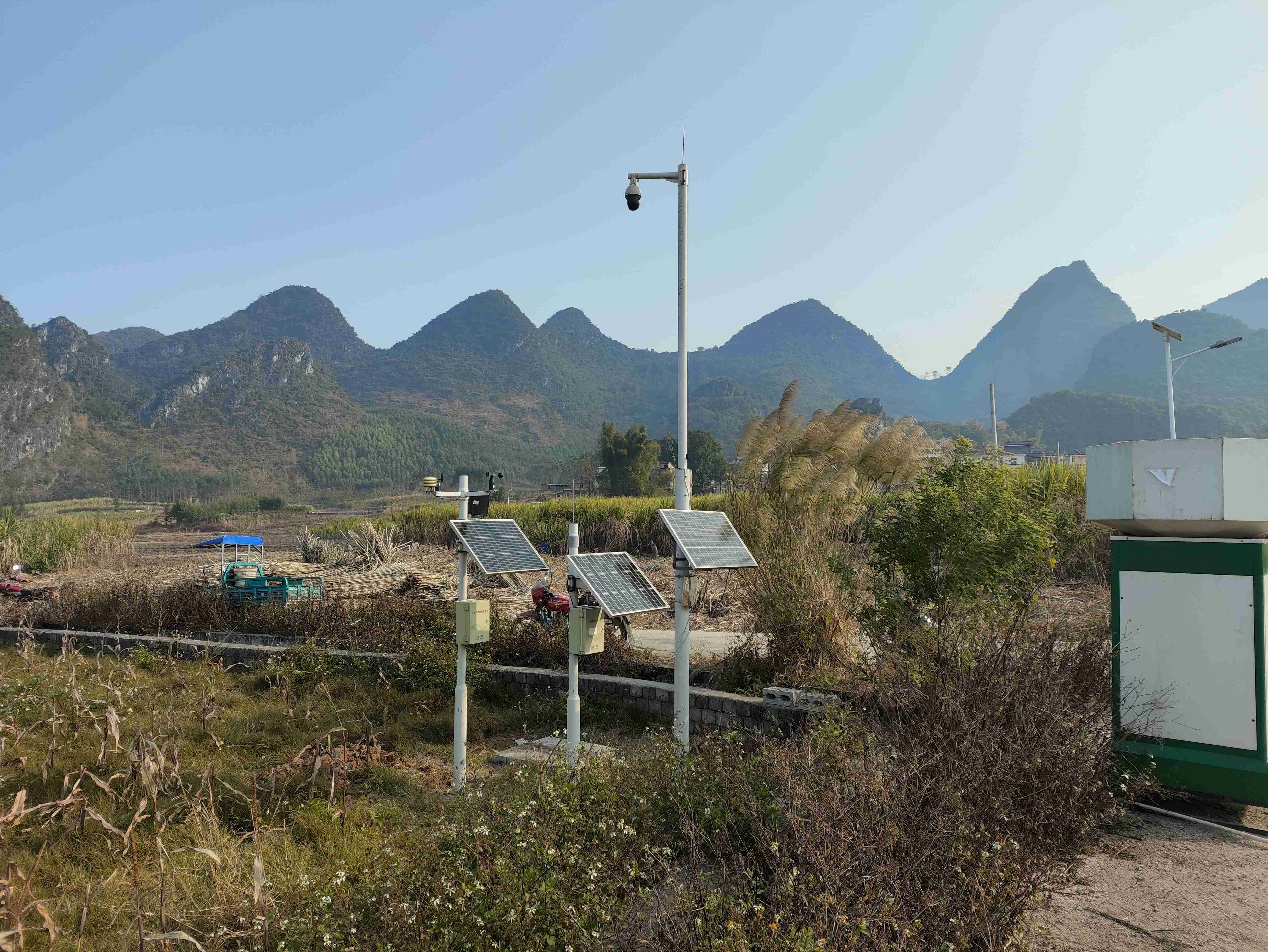 广西忻城-智慧农业-高标准农田-田间监测点-四情监测站