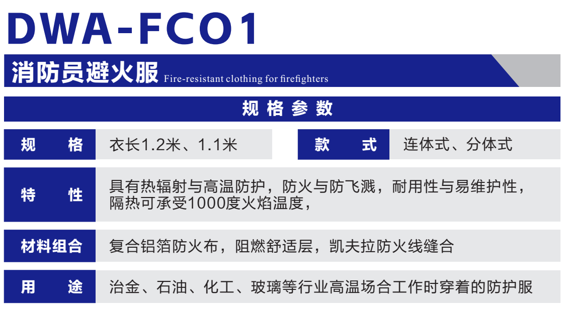 消防员避火服1