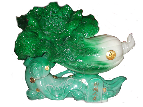 工藝禮品-翡翠玉白菜