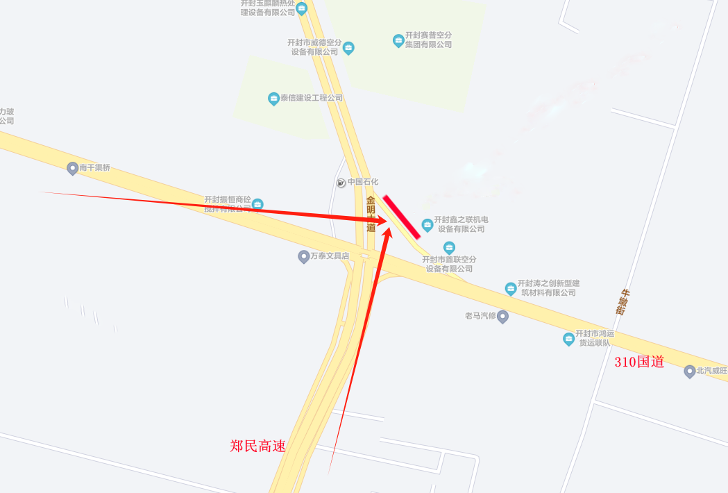 开封市金明大道南段落地广告牌