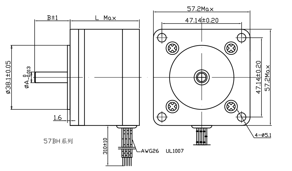 57BH系列步进电机2