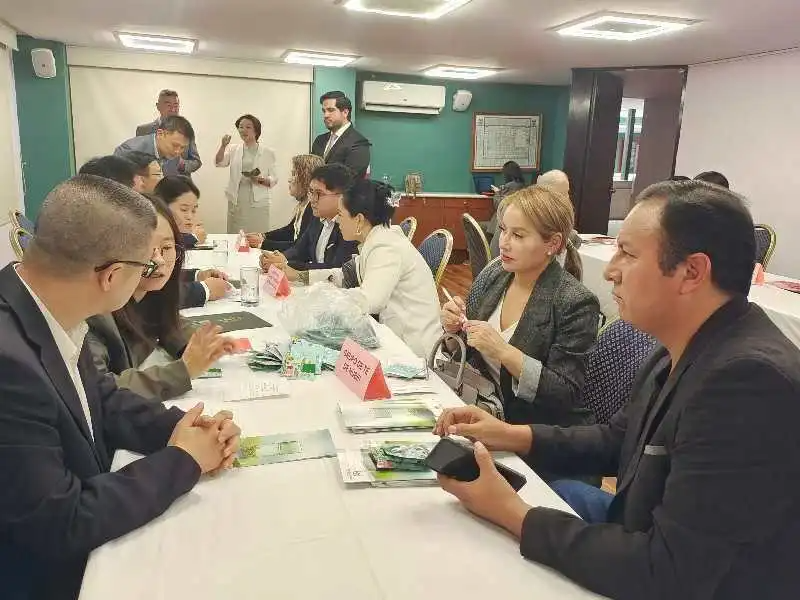 【 Group News 】 The "Chutian Good Tea" product under Hubei Tea Industry Group debuted at the 2024 "Entering the Americas" investment and trade event