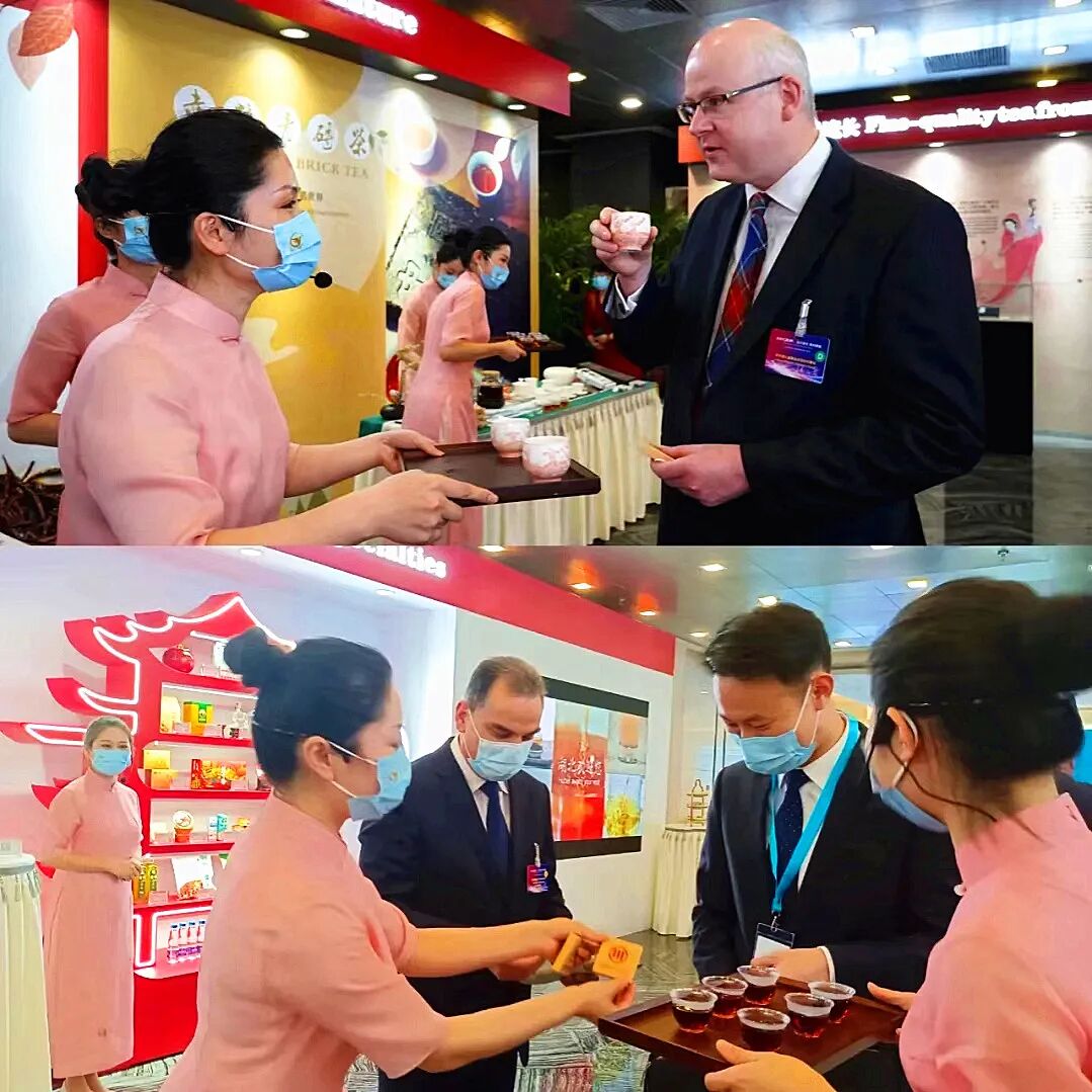 Tea fragrance creates new brilliance globally - Hubei Tea Industry Group endorses Hubei tea in the Blue Hall of the Ministry of Foreign Affairs