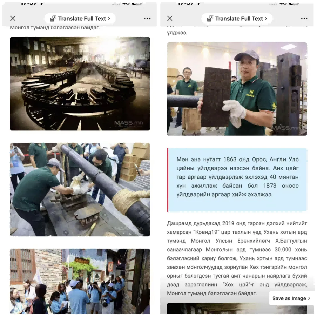 【 Member Company News 】 Continuing the story of "Sheep Come Tea Go": "Chuan" character green brick tea has appeared on more than 40 media platforms in Mongolia!