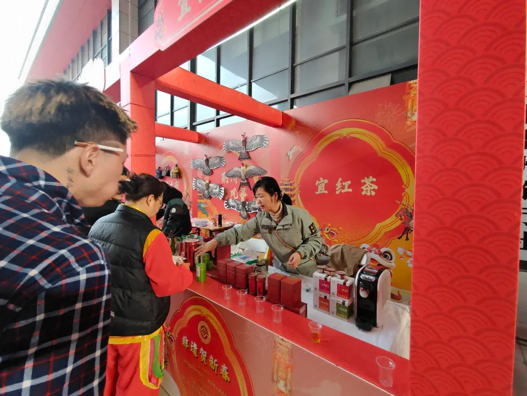 【 Group News 】 Celebrating the New Year with Intangible Cultural Heritage | Hubei Tea Industry Group Debuts at Domestic and Foreign Intangible Cultural Heritage