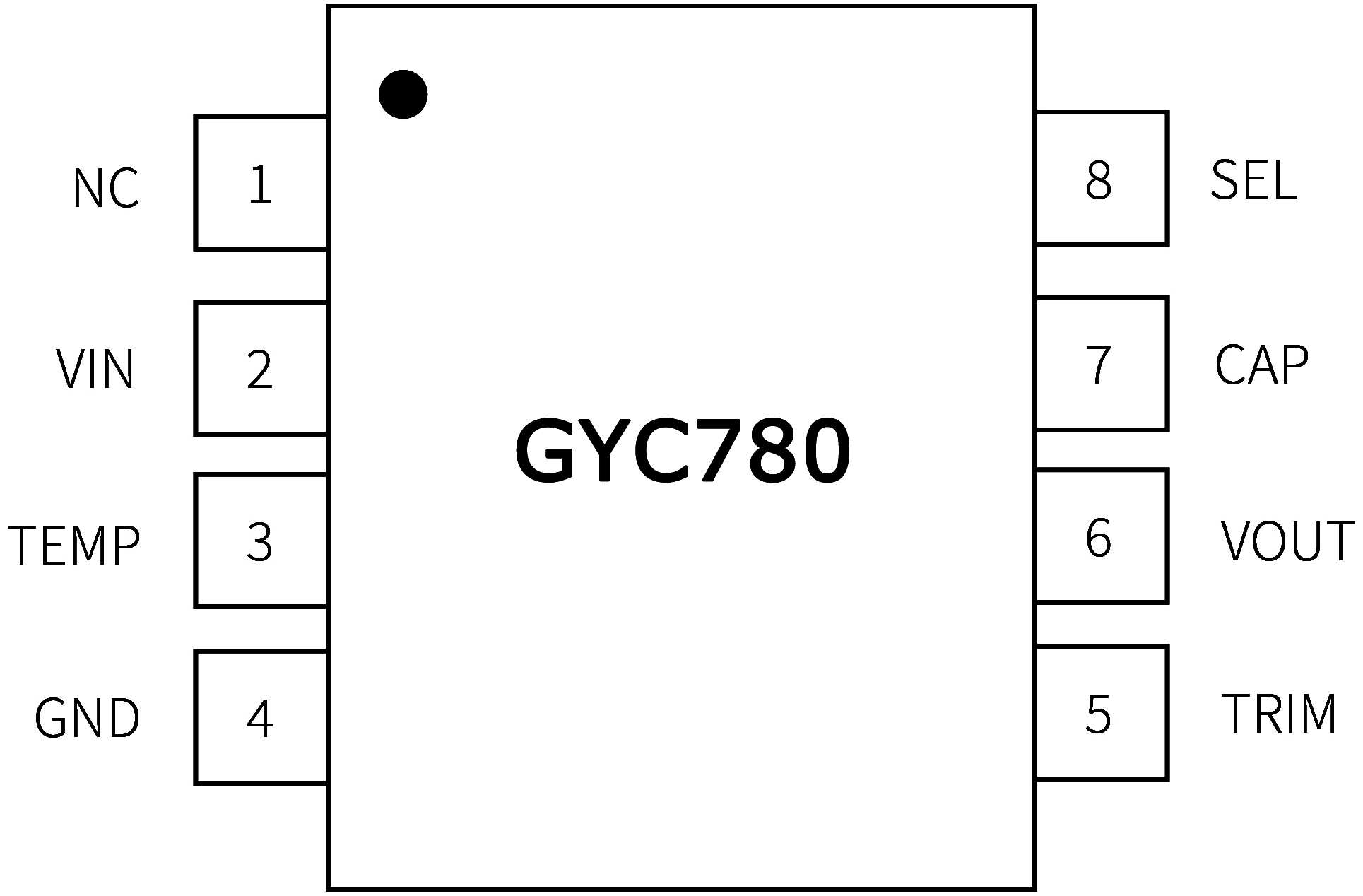 GYC780引脚图