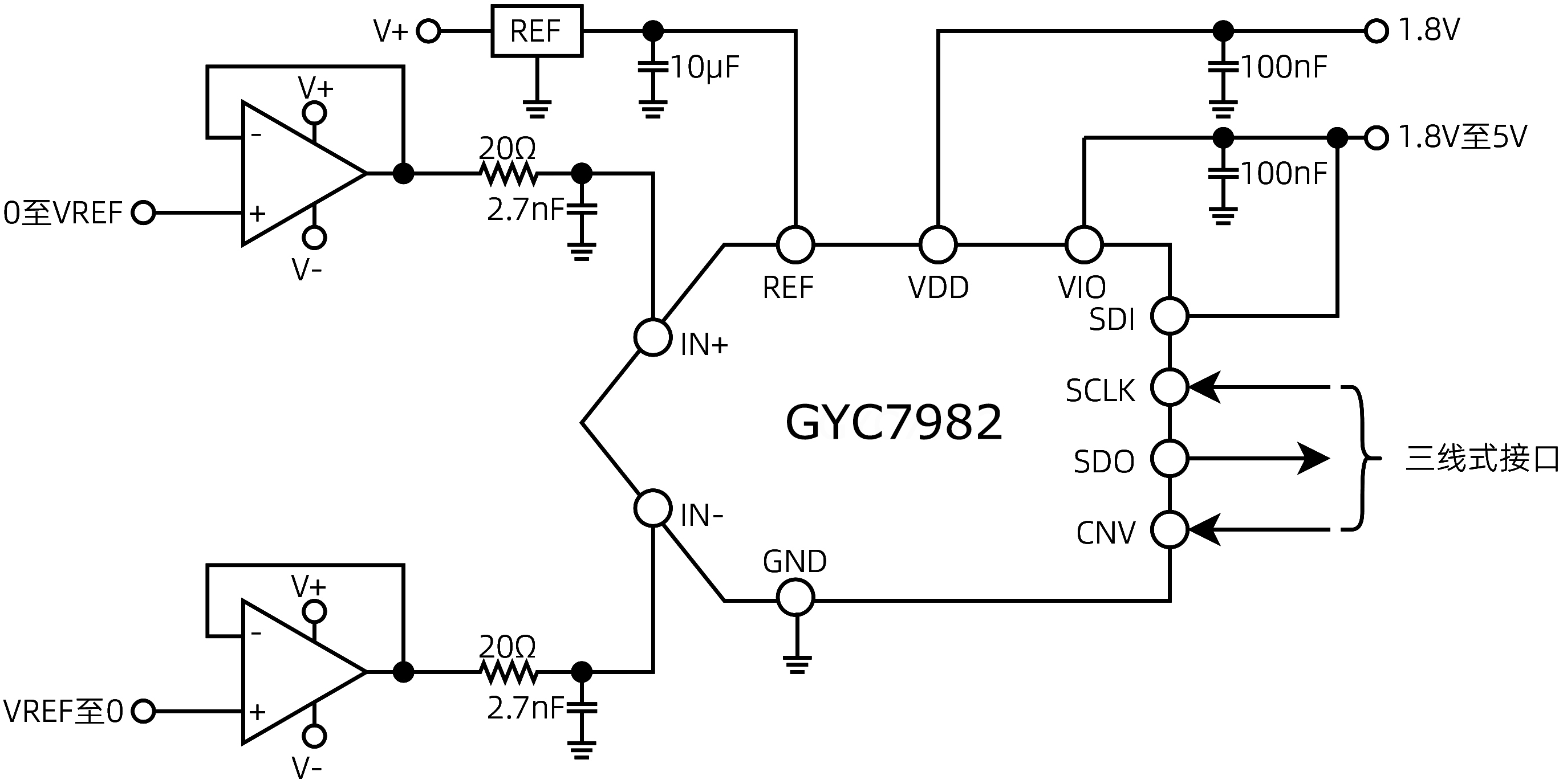GYC7982典型应用电路