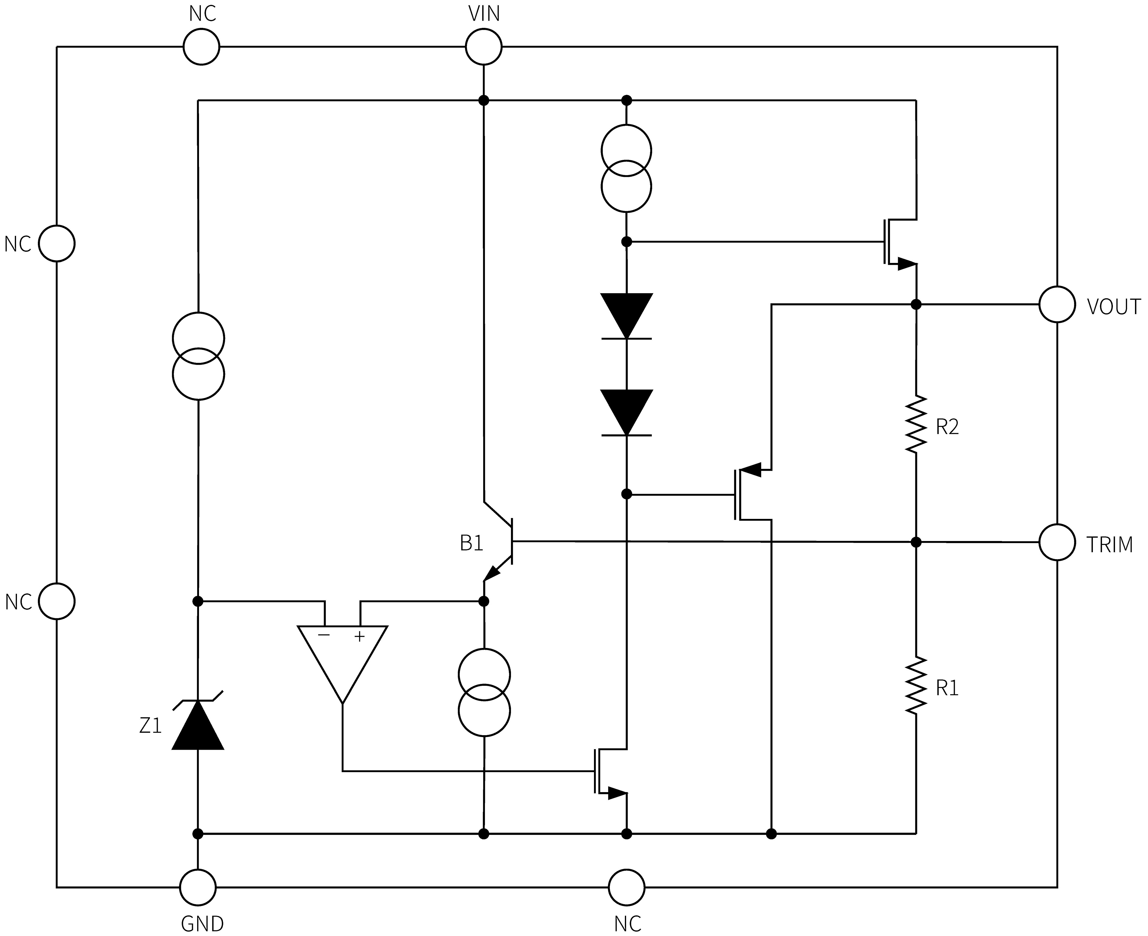 GYC1021内部功能框图