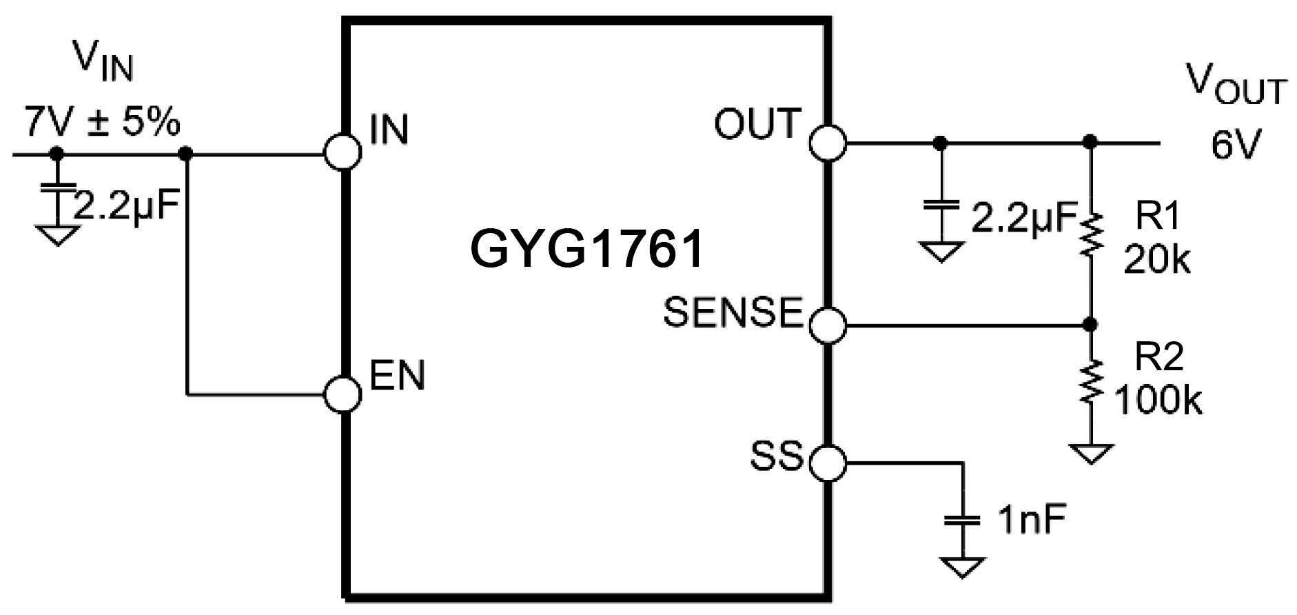GYG1761应用原理图