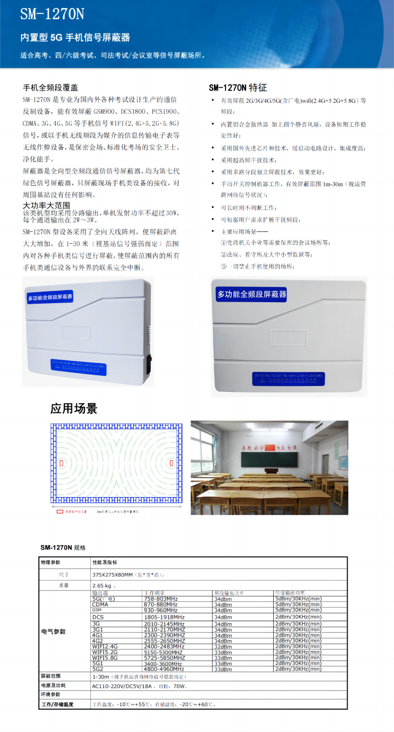 SM- 1270信号屏蔽器4
