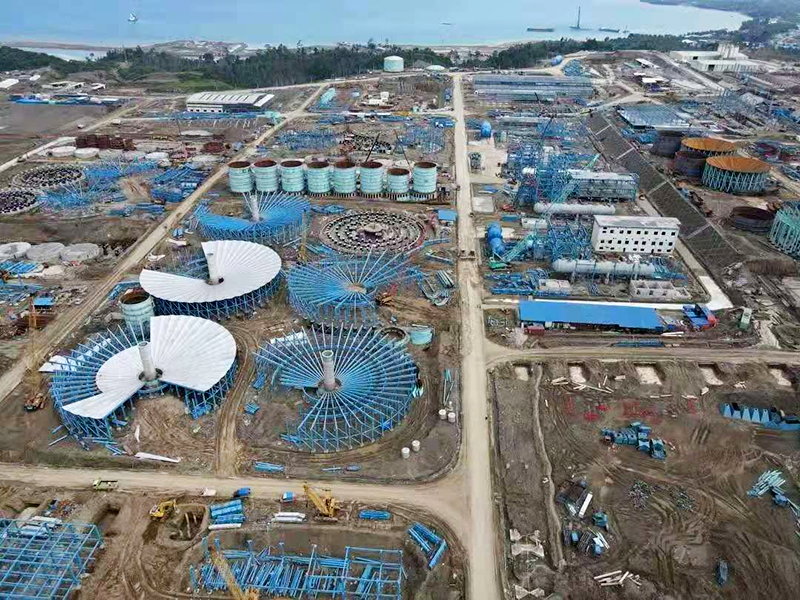 印尼华越镍钴项目印尼安装现场2