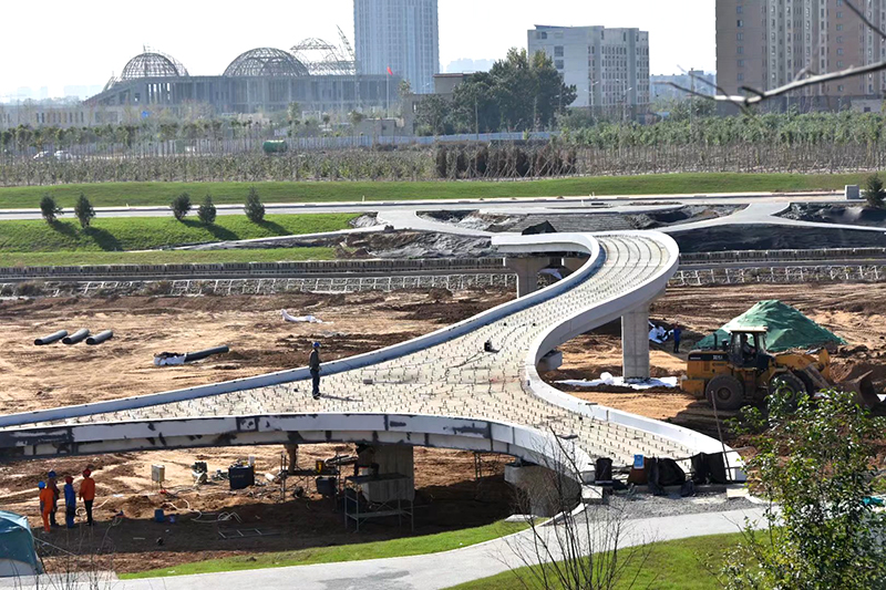 安阳县（城乡一体化示范区）生态走廊PPP项目B5人行桥