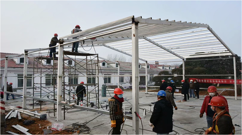 2020年抗击新冠疫情建设鹤壁市第三人民医院负压病房（社会责任4）