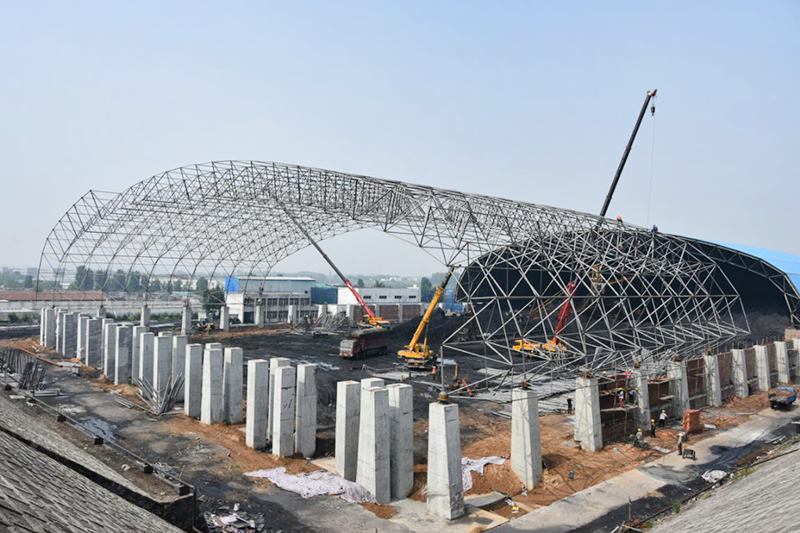 &ldquo;135&rdquo;鹤煤热电厂煤场封闭