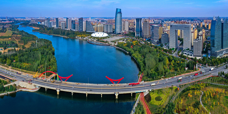 淇河彩虹桥建设全景 拷贝