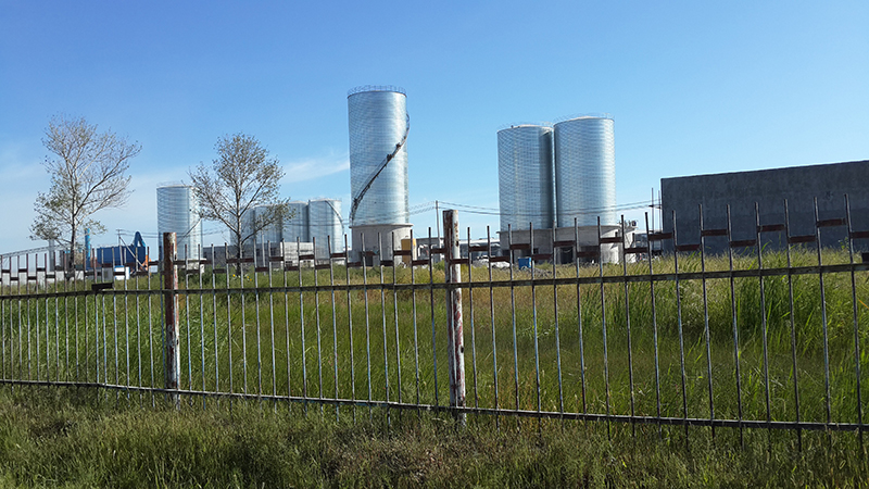 大庆钢板仓项目