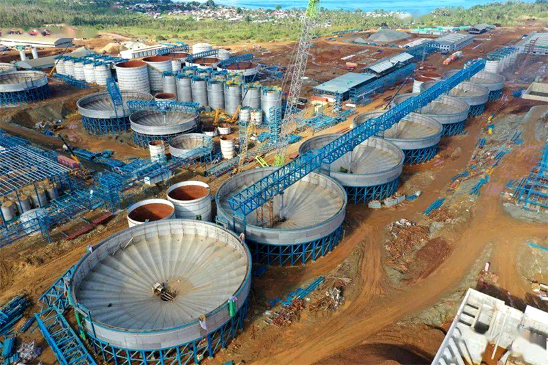 “一带一路”印尼OBI镍钴项目印尼安装现场