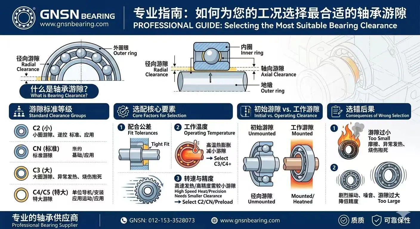 Professional Guide: How to Select the Most Suitable Bearing Clearance for Your Operating Conditions