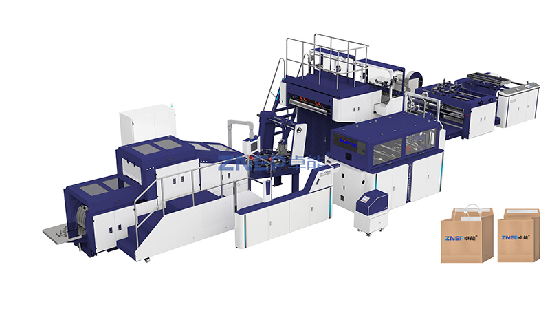 圆扁绳舌口全自动纸袋机02