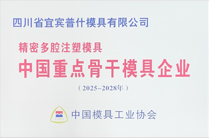 图3-普什模具公司喜获“精模奖”双奖并蝉联“重点骨干企业”称号