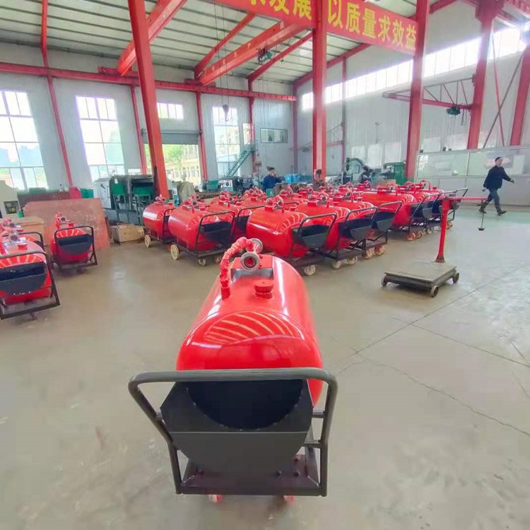 厂家提供PY8-700轻便式泡沫灭火装置 移动式泡沫推车 半固定泡沫罐
