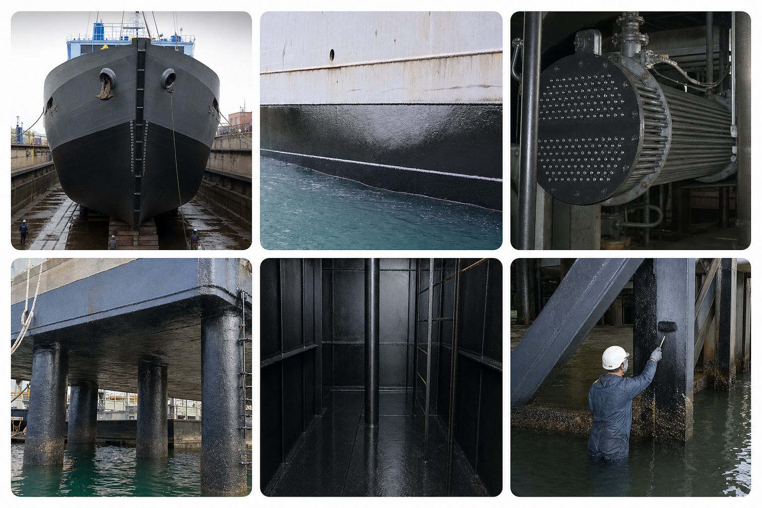 L44-81(830)铝粉沥青船底漆 / L44-82(831)黑(棕)沥青船底漆应用领域配图