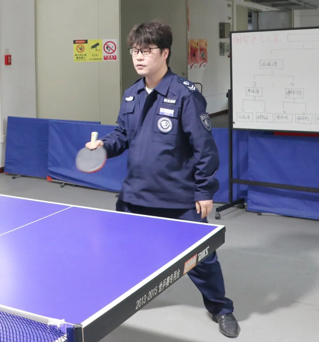 “乒”搏正当时——国安集团驻湖北银行培训中心安保部春季乒乓之星竞赛火热开赛