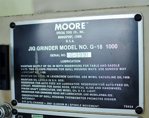 【更新现货】供应 二手 数控坐标磨床 美国 MOORE摩尔 G18-1000，附件说明书齐全