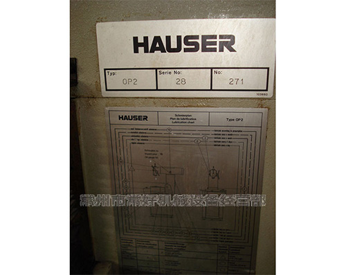 供应二手瑞士坐标镗床HAUSER（豪泽）OP2---少用，附件全
