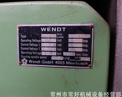 【中古现货】供应 二手德国 万特 wendt 刀具 周边磨床 WAM 30/35SP