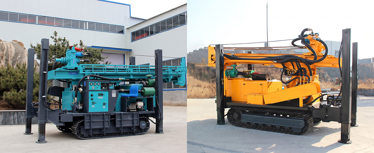 kw450-water-well-rig-folded-transport-high-legs