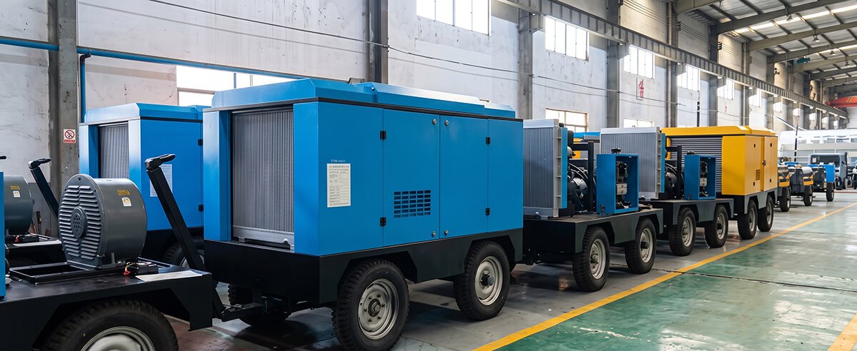kaishan-two-stage-diesel-compressors-factory-production