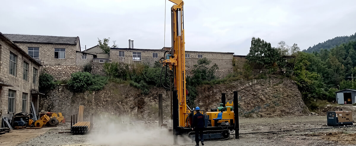kw260-rock-water-well-drilling-field-project