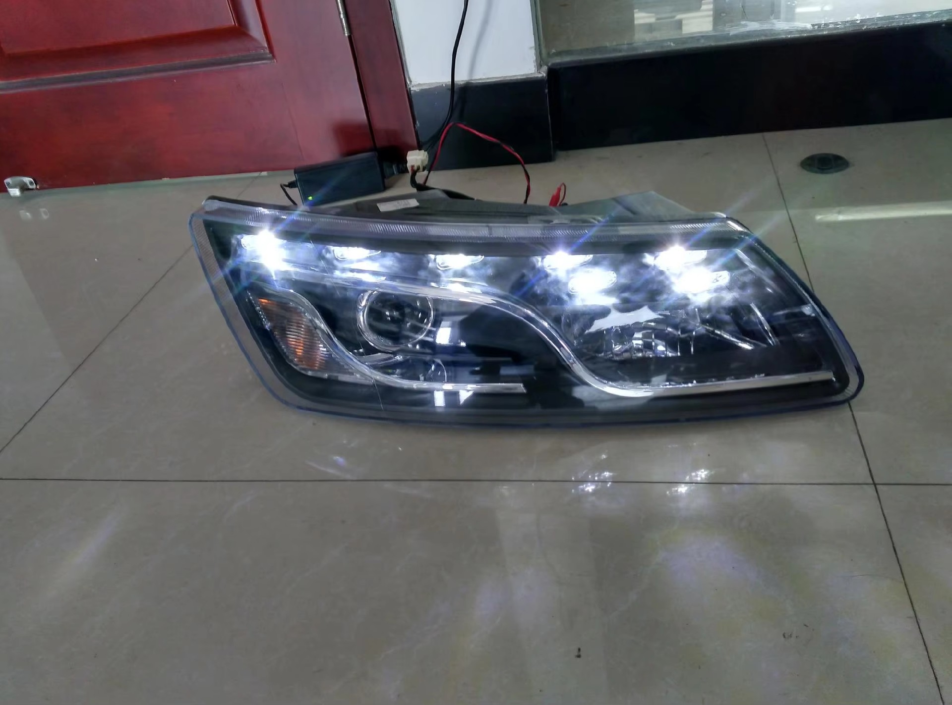 school bus headlights
