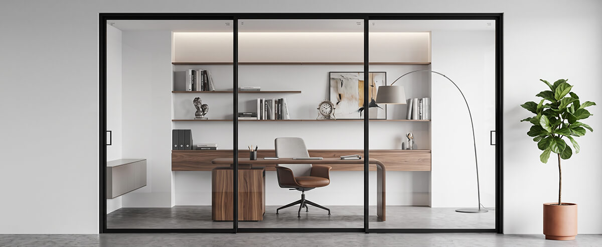 commercial-office-aluminum-sliding-glass-partition-door