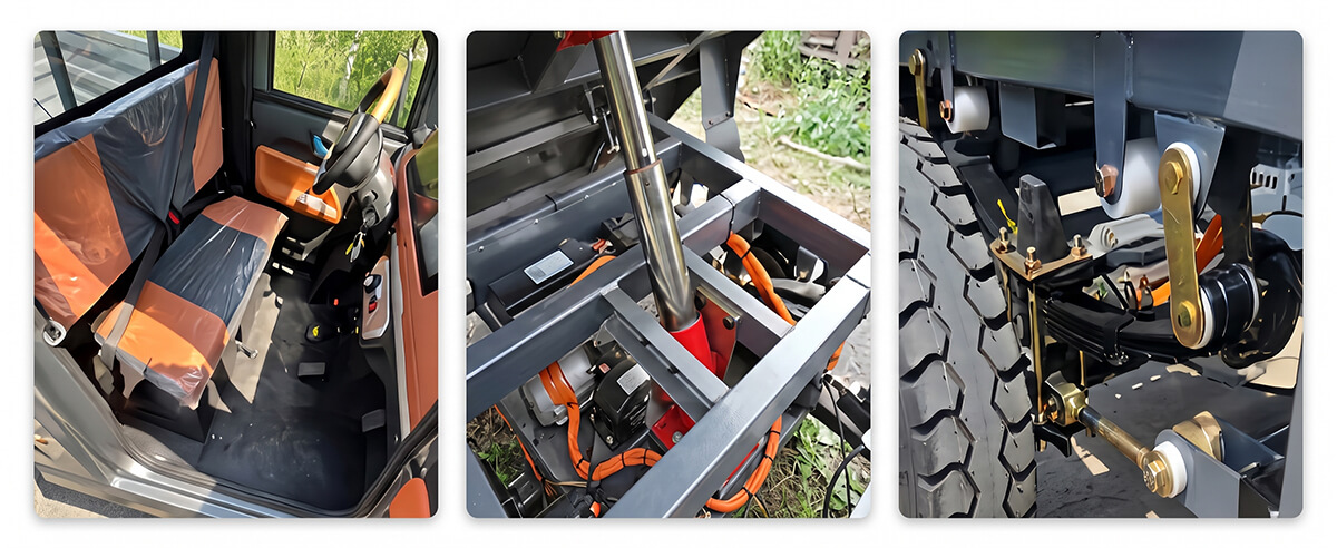 a41-electric-cargo-truck-interior-cabin-hydraulic-dump-cylinder-leaf-spring