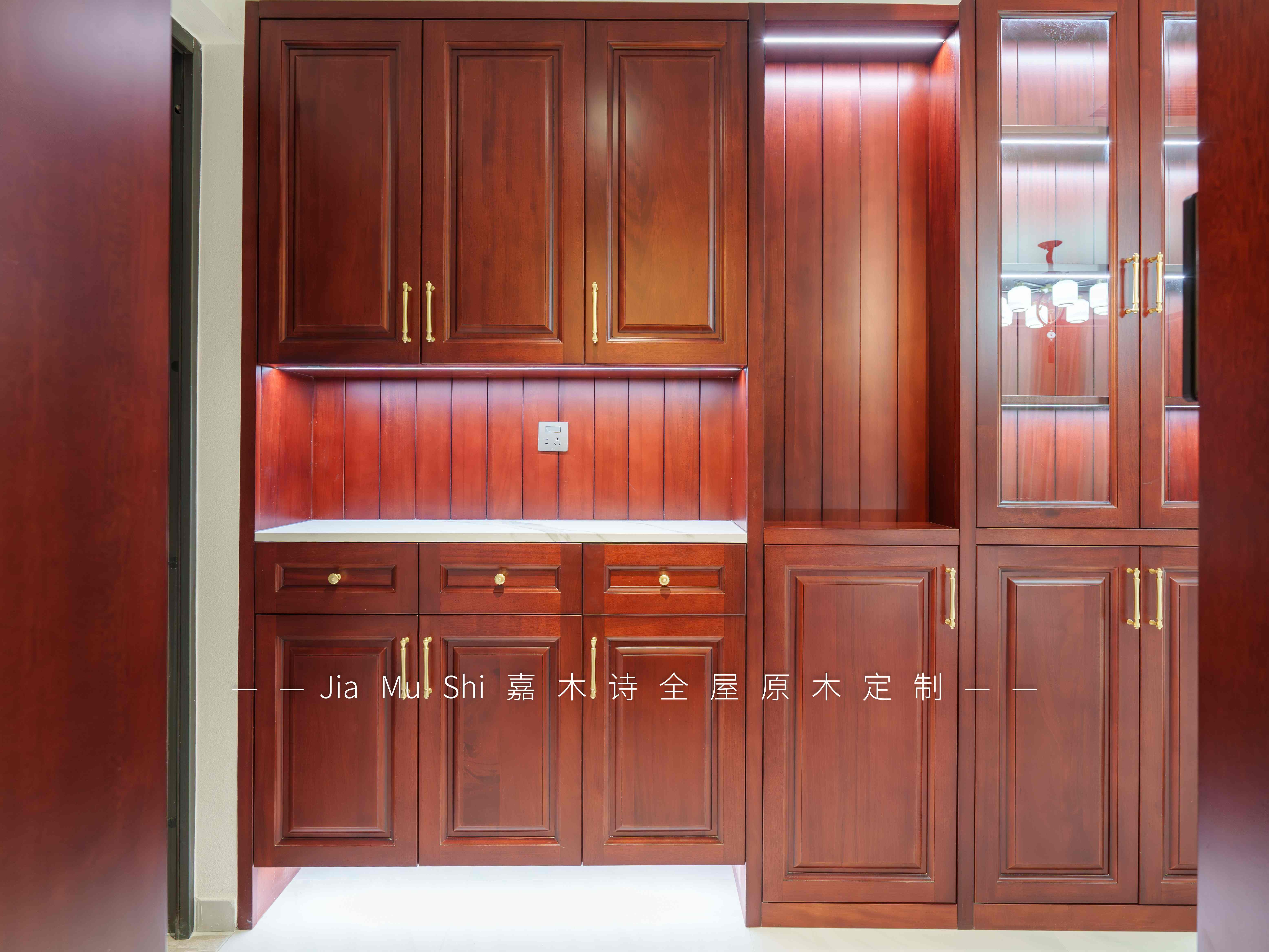 深圳嘉木诗家具入户鞋柜/酒柜一体