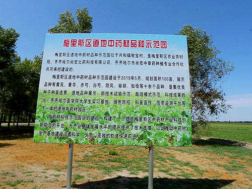 梅里斯区中药材品种示范园