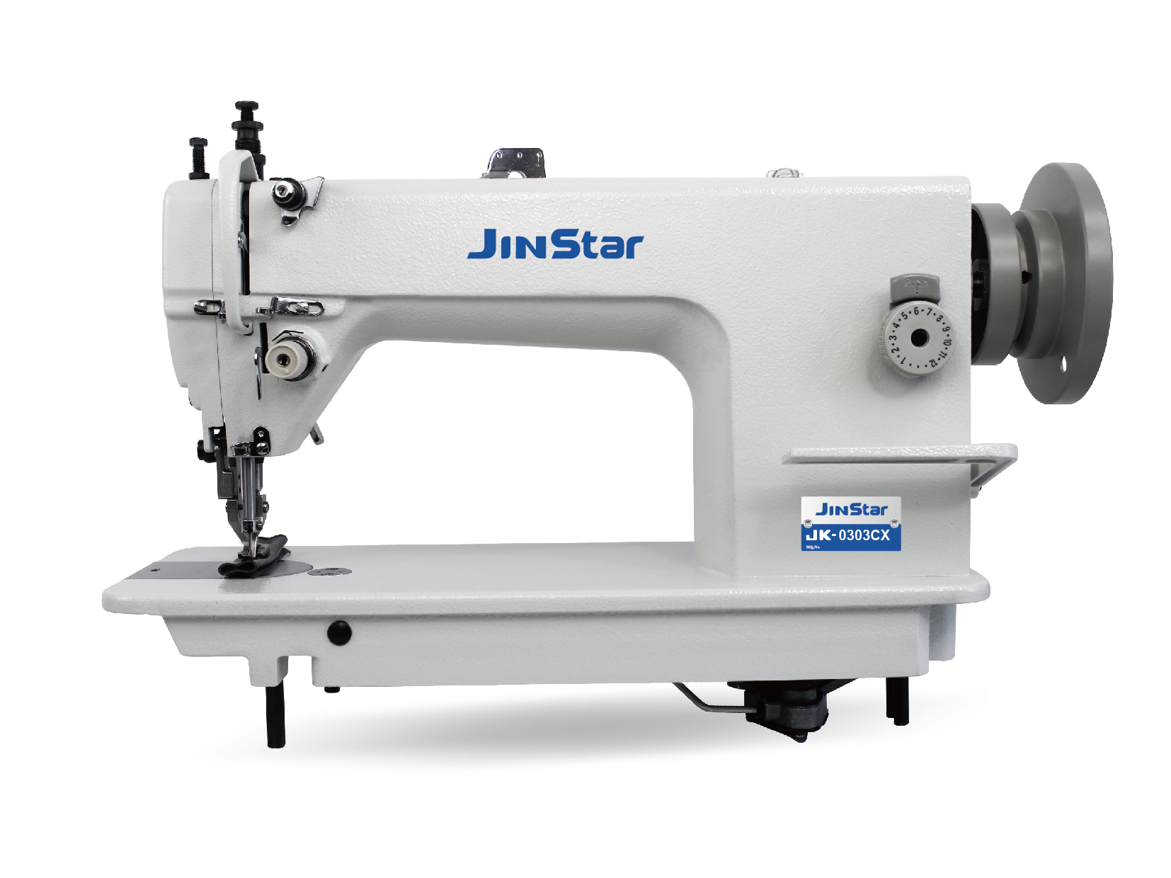 JINSTAR JK-0303 COMPUTRIED LOCKSTITCH SEWING MACHINE(walking foot)
