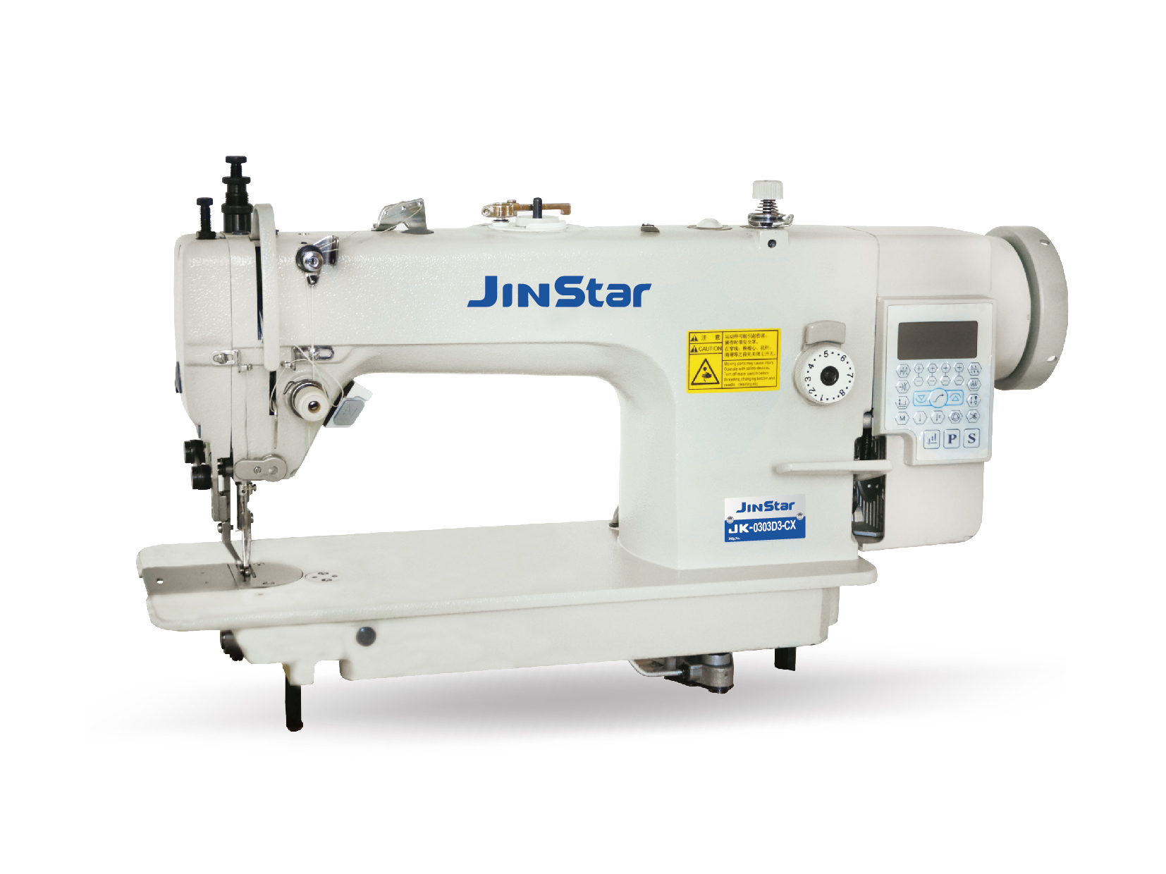 JINSTAR JK-0303 COMPUTRIED LOCKSTITCH SEWING MACHINE(walking foot)