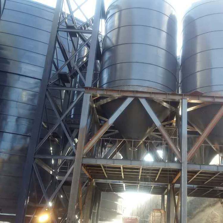 洛阳焊接钢板仓 洛阳大型钢板库 大型钢板仓