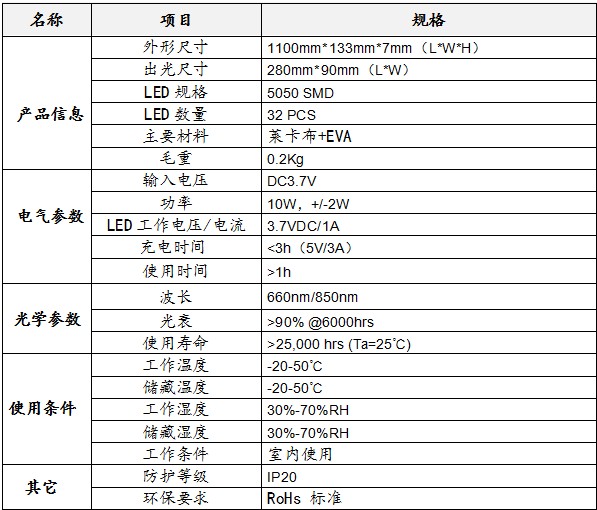 32灯珠红光 EMS理疗腰带8