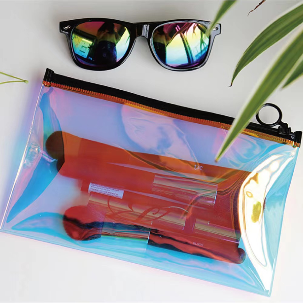 Custom Plastic bags clothing EVA zipper packing bag frosted zip bag plastic for Garments