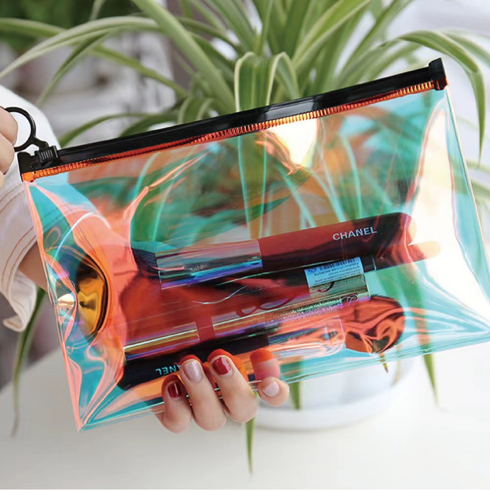 Custom Plastic bags clothing EVA zipper packing bag frosted zip bag plastic for Garments