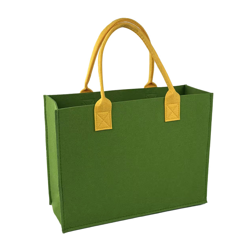 2027 Corporate Custom Felt Tote Bags, Year of the Sheep Promotional Felt Handbags, Custom Printed Logo