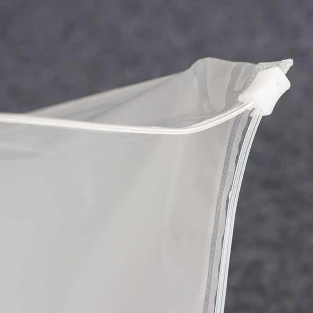 批发透明服装拉链袋 可重复使用服装包装袋 定制品牌图案 OEM 源头厂家Wholesale Printed Garment Packaging Bag, Clear Zipper Bag, Custom Brand Logo, Reusable Apparel Bag Manufacturer OEM Supply