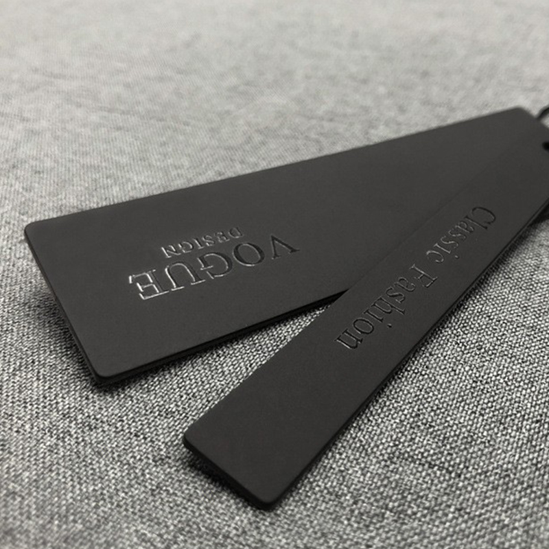 Custom Eco-friendly special cardboard swing tags luxury garment logo paper tag Brand name jeans thic
