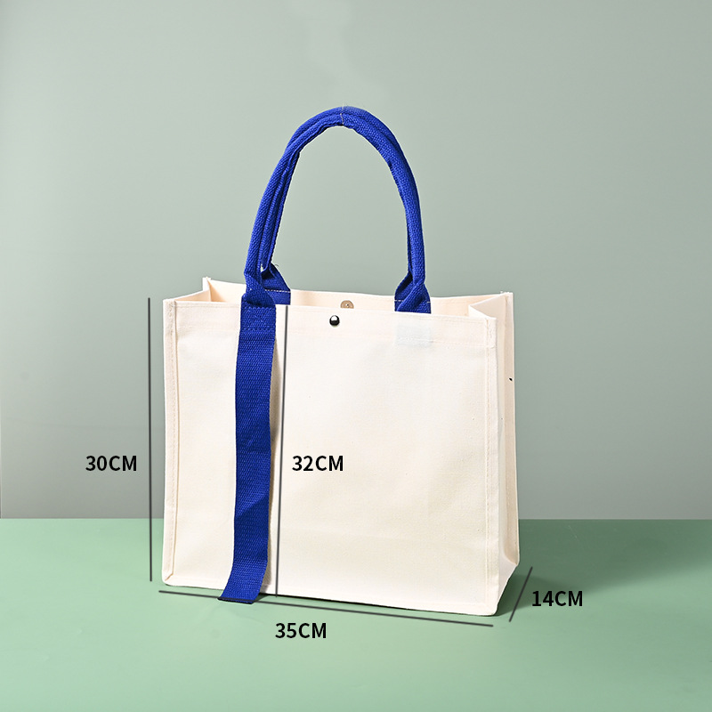 Custom Laminated Canvas Tote Bag, Premium 3D Chinese Style / Guochao Commute Handbag, Cross-border Supply