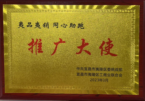 2023年3月  夷品夷销同心助力推广大使（区统战部、工商联）