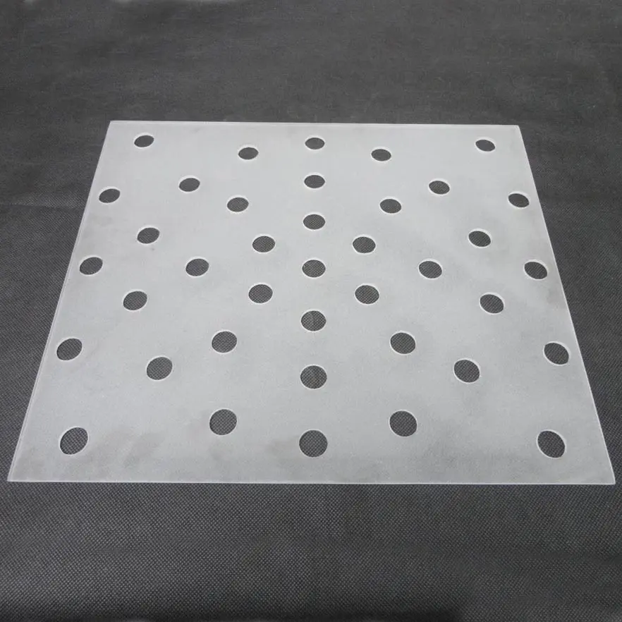 KGP601-Glass Plate With Holes